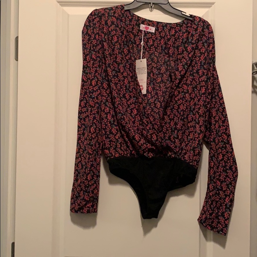 Buddy Love NWT wrap body suit